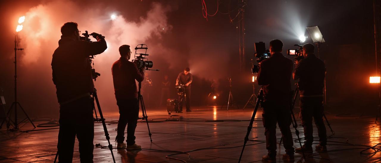 花都影视拍摄现场